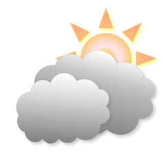 Cloudy weather icon