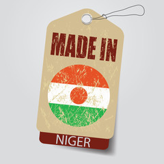 Made in   Niger . Tag .