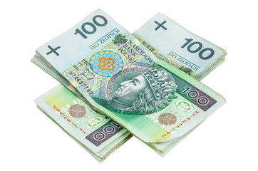 Polish banknotes of 100 PLN