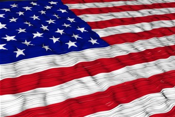 Fototapeta premium the united states flag