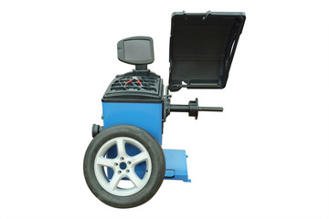 The image of tyre fitting machine