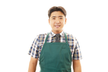 Fototapeta premium 料理を楽しむビジネスマン