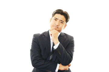 苦悩するビジネスマン