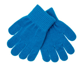 knitted woolen baby gloves