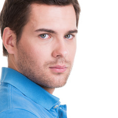 Obraz premium Closeup portrait of handsome man.