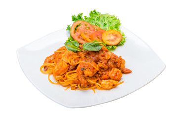 Seafood pasta