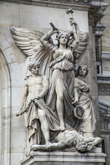 Statue on the Paris Opera