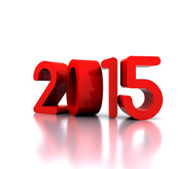 Here comes the new year ... 2015 - 3D