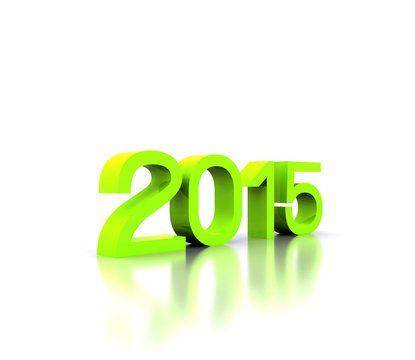 Here comes the new year ... 2015 - 3D