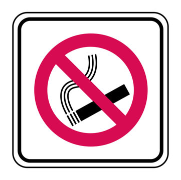 Panneau Interdiction de fumer.