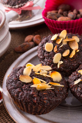 Fototapeta premium oatmeal of muffin