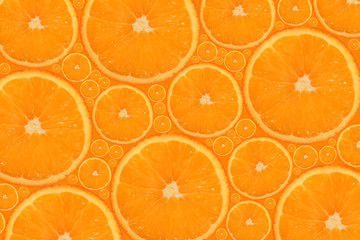 orange background