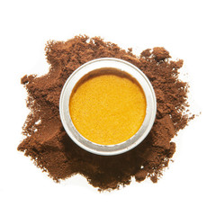 Espresso shot in Coffee capsule