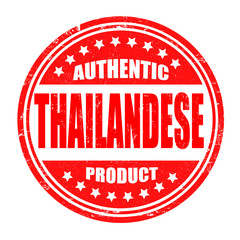 Authentic thailandese product stamp