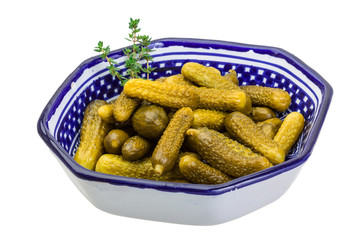 Marinated cucumbers