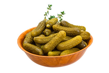 Marinated cucumbers