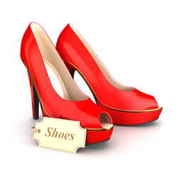 3d high heels shoes