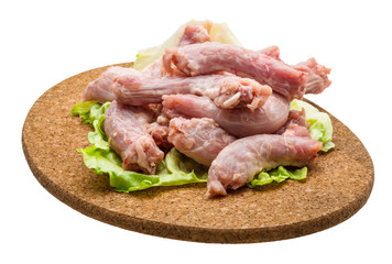 Raw chicken neck