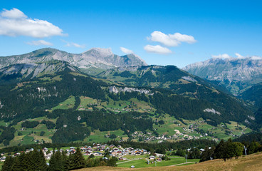 Mountain landscape in Alps