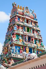 Papier Peint photo autocollant Singapour temple hindou