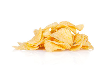 Potato chips heap