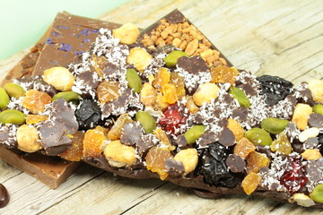 chocolat aux fruits secs