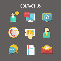 Contact Us Icons