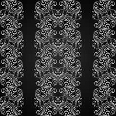 Vertical grey seamless pattern