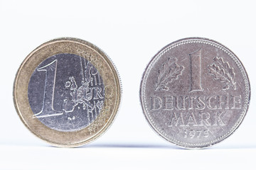 German Mark and Euro
