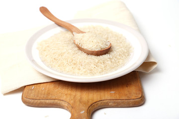 Obraz na płótnie Canvas raw rice