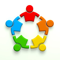 People Strong 5 - 3d design - classic collor scheme