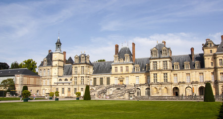 Fototapeta na wymiar Zamek w Fontainebleau