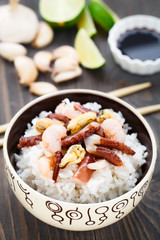 Seafood rice