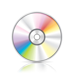 DVD or CD disc vector illustration