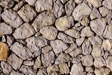 Steinumuster - Mallorca-Steinmauer