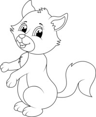 Cute cat cartoon