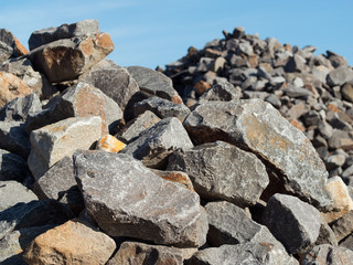 Fototapeta na wymiar Granitowe skały - kamienie -