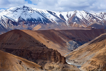 Himalaya mountain landscape in Ladakh, India