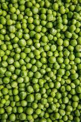 Green peas background