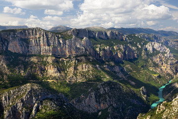 Valley of river Verdon river, Provence, France 