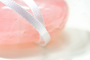 gemstones and white lace