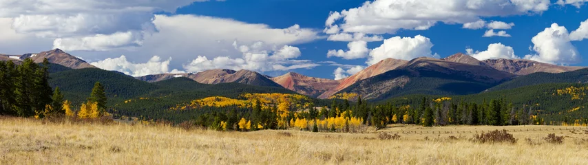 Foto op Canvas Colorado Rocky Mountains in de herfst © deberarr