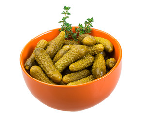 Marinated cucumbers