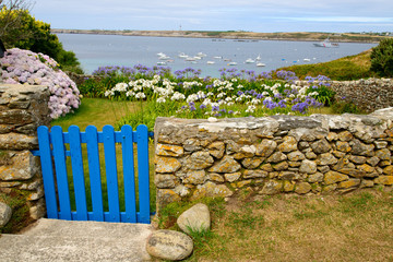 Jardin sur la baie de Lampaul