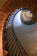 l'escalier du phare d'Eckmuhl