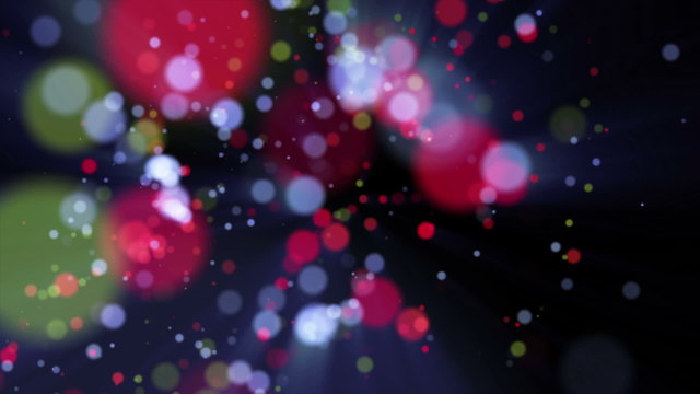 wonderful animation with moving bubbles and lights &ndash; loop HD