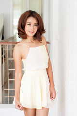 Portrait beautiful asian girl