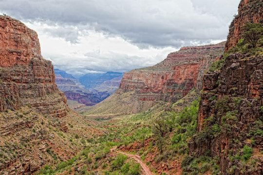 AZ-Grand Canyon- S Rim-Bright Angel Trail