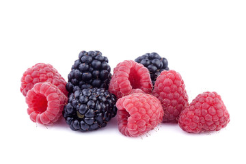 Fresh Berries isolated on white