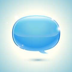 abstract speech bubble design